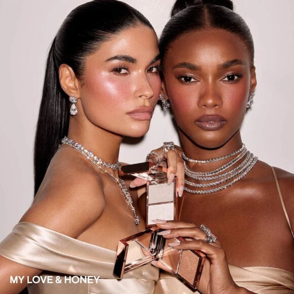 NIB ✅ MY LOVE  Crème/Powder Light Reflecting Translucent Highlighter Duo ✨ NIB - Picture 4 of 11